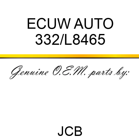 ECUW AUTO 332/L8465