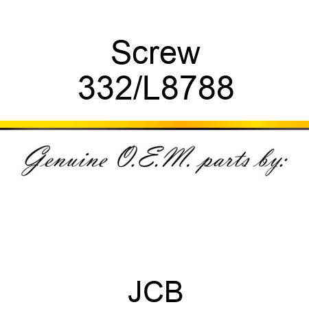 Screw 332/L8788