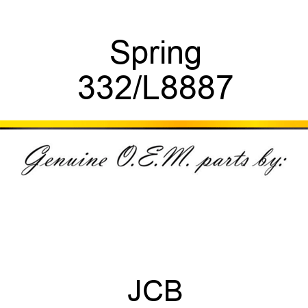 Spring 332/L8887