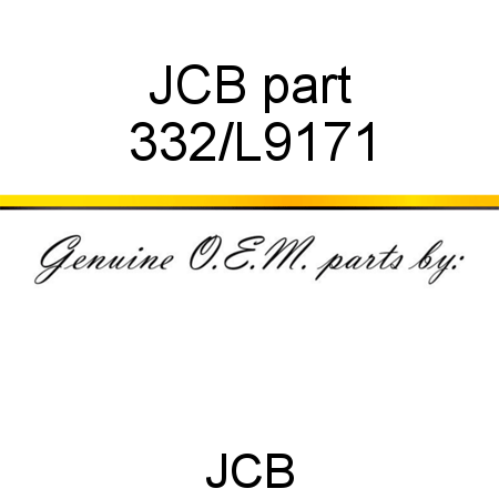 JCB part 332/L9171