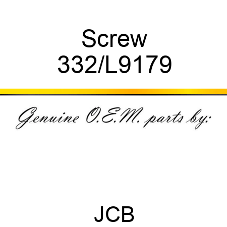 Screw 332/L9179