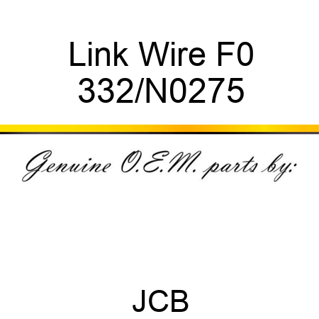 Link Wire F0 332/N0275