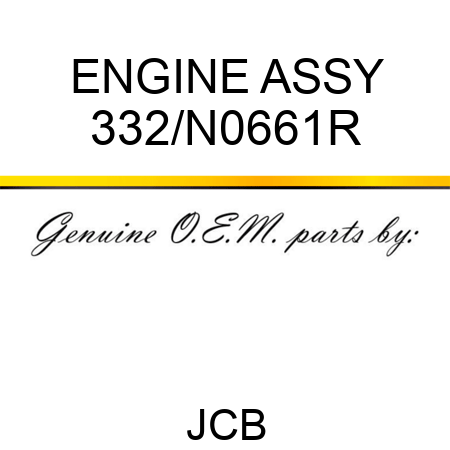 ENGINE ASSY 332/N0661R