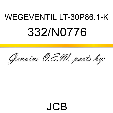 WEGEVENTIL LT-30P86.1-K 332/N0776