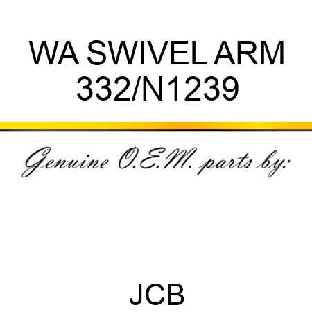 WA SWIVEL ARM 332/N1239