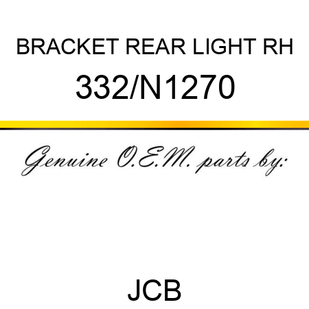 BRACKET REAR LIGHT RH 332/N1270