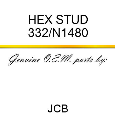 HEX STUD 332/N1480