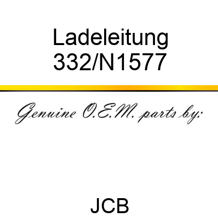 Ladeleitung 332/N1577