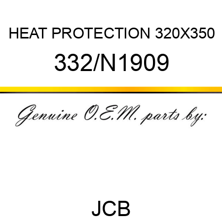 HEAT PROTECTION 320X350 332/N1909