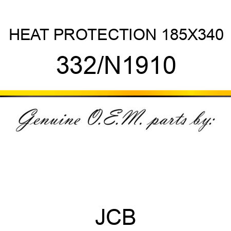 HEAT PROTECTION 185X340 332/N1910