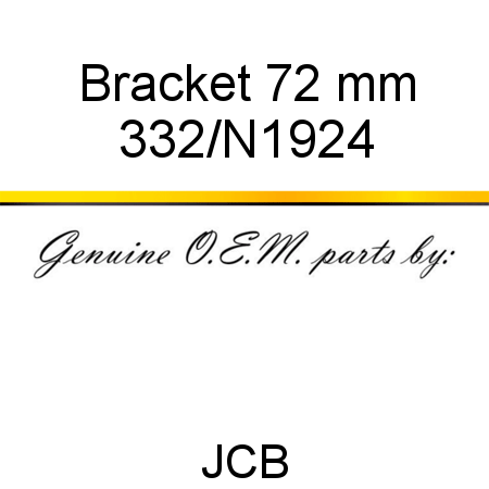 Bracket, 72 mm 332/N1924