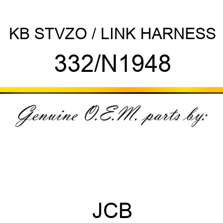 KB STVZO / LINK HARNESS 332/N1948