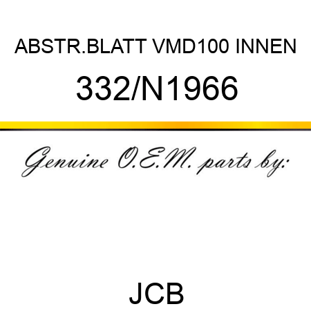 ABSTR.BLATT VMD100 INNEN 332/N1966