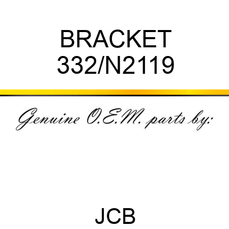 BRACKET 332/N2119