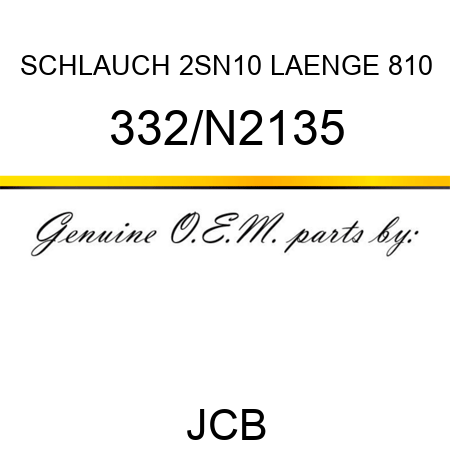 SCHLAUCH 2SN10 LAENGE 810 332/N2135