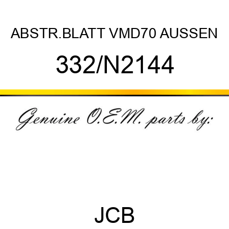 ABSTR.BLATT VMD70 AUSSEN 332/N2144