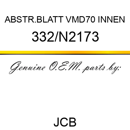 ABSTR.BLATT VMD70 INNEN 332/N2173