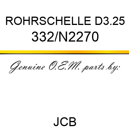 ROHRSCHELLE D3.25 332/N2270