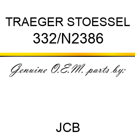 TRAEGER STOESSEL 332/N2386