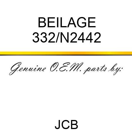 BEILAGE 332/N2442