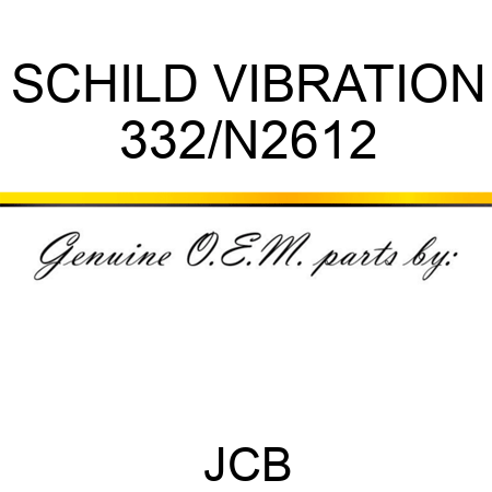 SCHILD VIBRATION 332/N2612