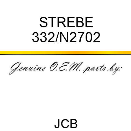 STREBE 332/N2702