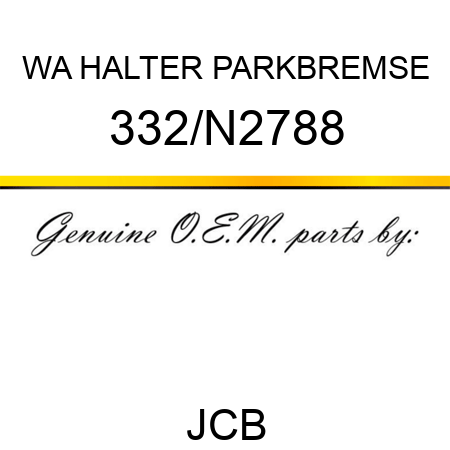 WA HALTER PARKBREMSE 332/N2788