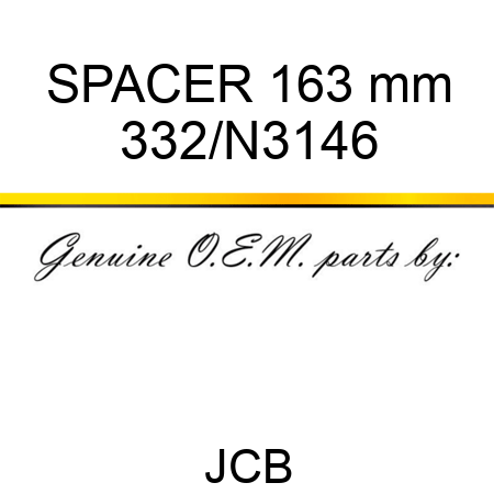 SPACER 163 mm 332/N3146