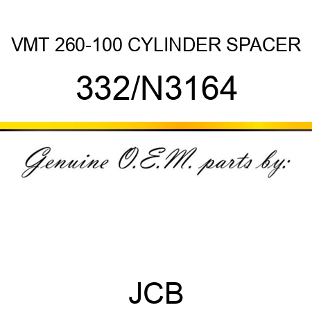 VMT 260-100 CYLINDER SPACER 332/N3164