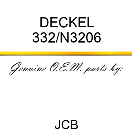 DECKEL 332/N3206