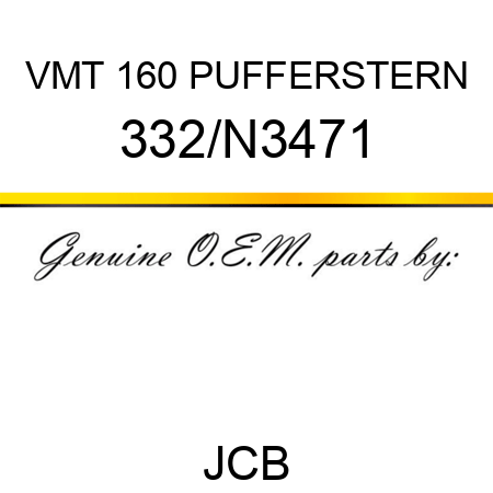 VMT 160 PUFFERSTERN 332/N3471