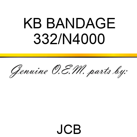 KB BANDAGE 332/N4000