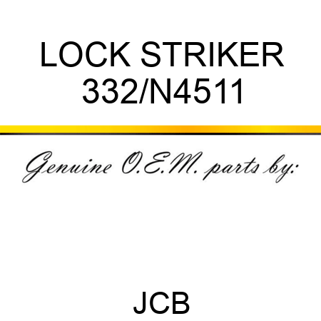 LOCK STRIKER 332/N4511