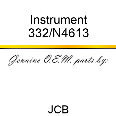 Instrument 332/N4613