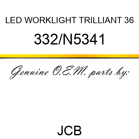 LED WORKLIGHT TRILLIANT 36 332/N5341