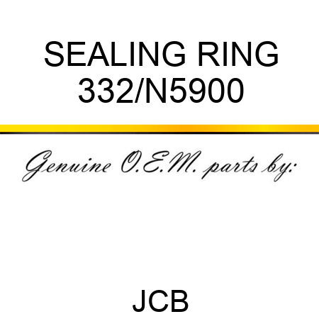 SEALING RING 332/N5900