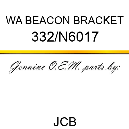 WA BEACON BRACKET 332/N6017