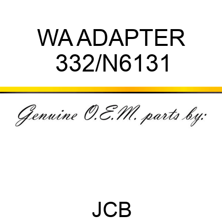 WA ADAPTER 332/N6131