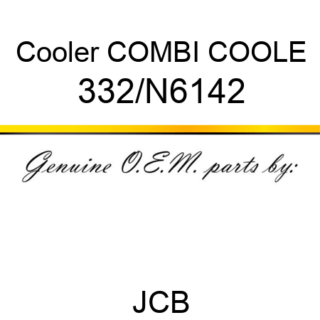 Cooler COMBI COOLE 332/N6142