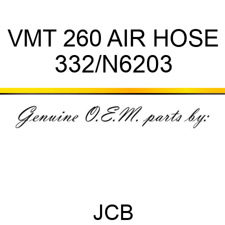 VMT 260 AIR HOSE 332/N6203