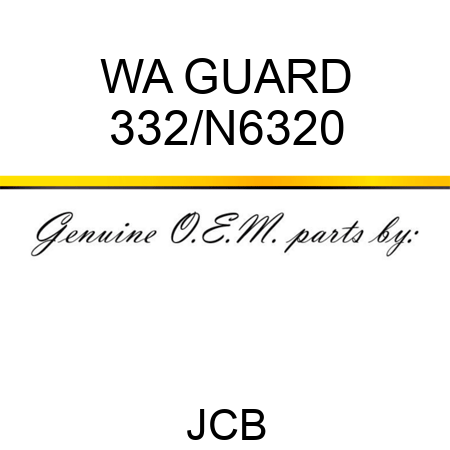 WA GUARD 332/N6320