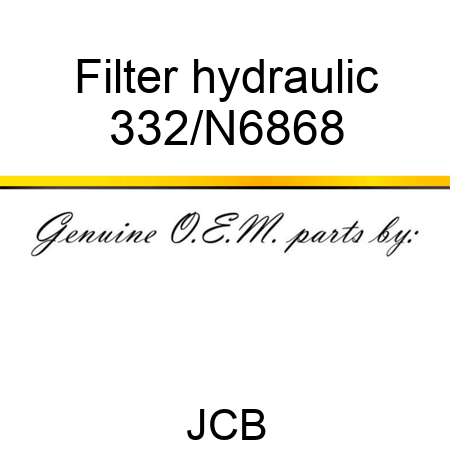 Filter hydraulic 332/N6868