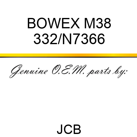 BOWEX M38 332/N7366