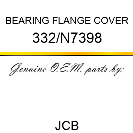 BEARING FLANGE COVER 332/N7398