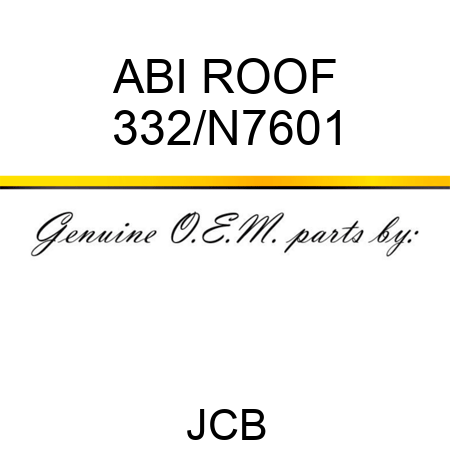 ABI ROOF 332/N7601