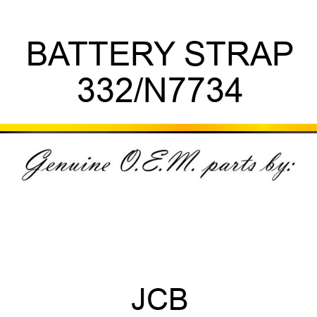 BATTERY STRAP 332/N7734