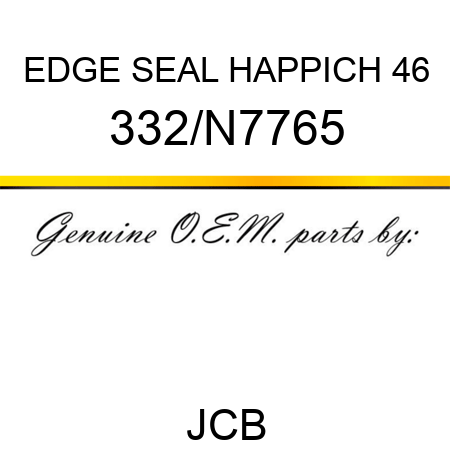 EDGE SEAL HAPPICH 46 332/N7765