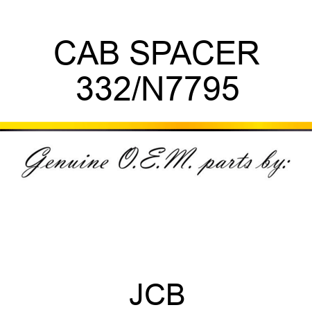 CAB SPACER 332/N7795