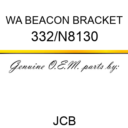 WA BEACON BRACKET 332/N8130