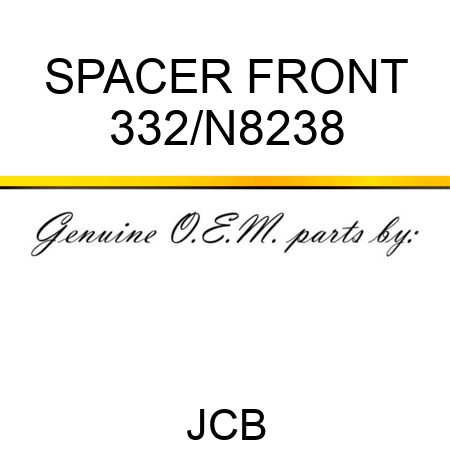 SPACER FRONT 332/N8238